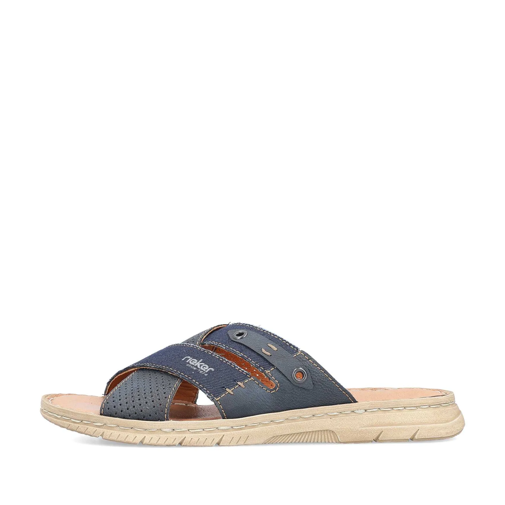 Rieker Men'S Mules Navy Blue