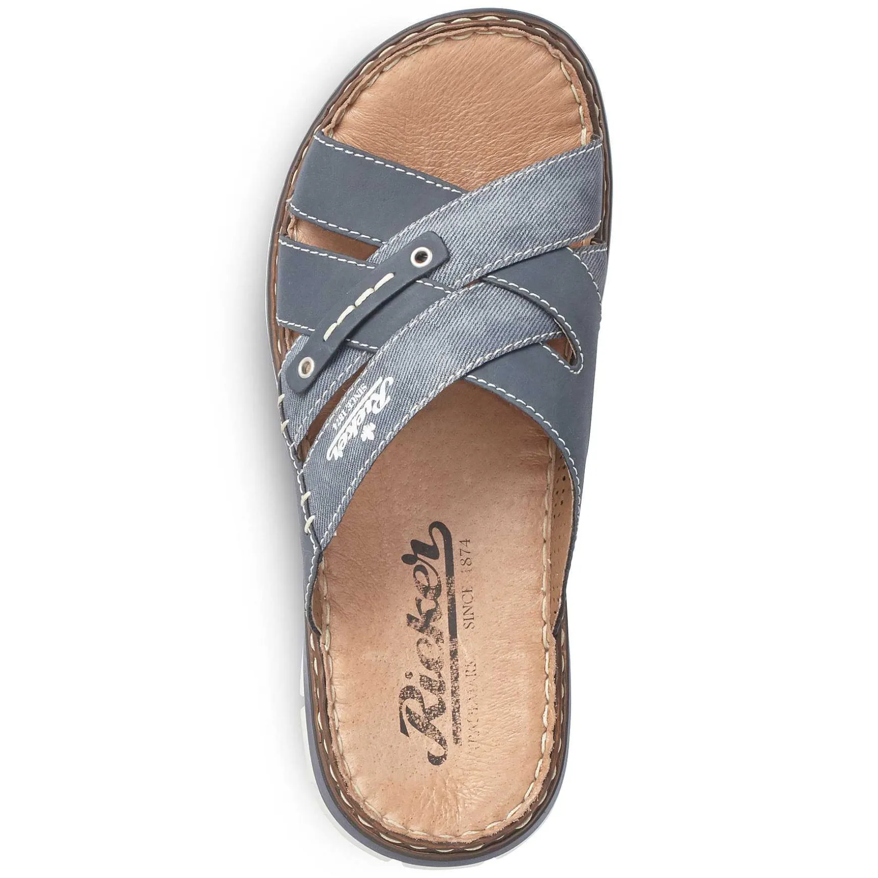 Rieker Men'S Mules Navy Blue