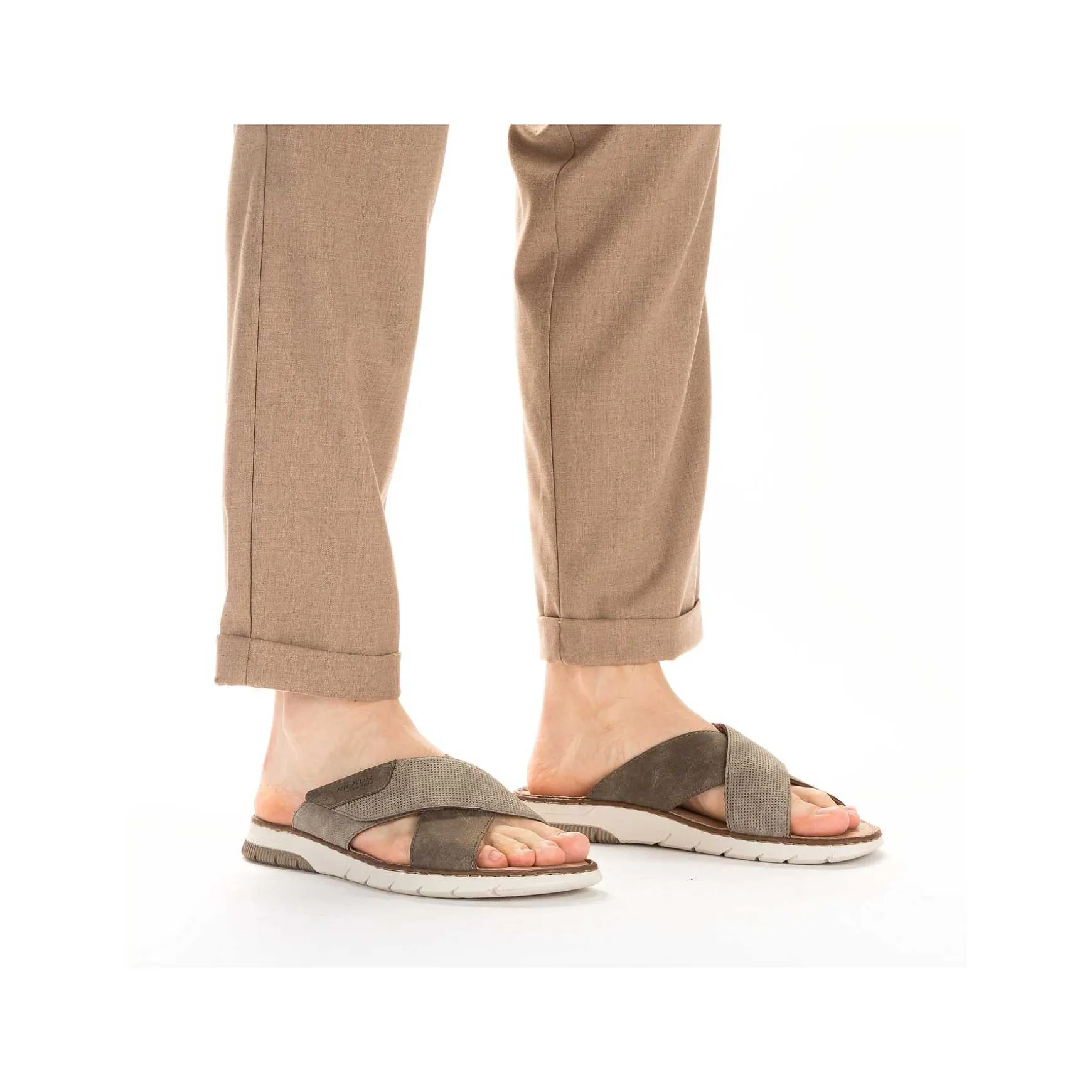 Rieker Men'S Mules Nut Brown