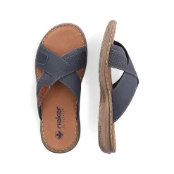 Rieker Men'S Mules Slate Blue