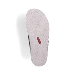 Rieker Men'S Mules Steel Black