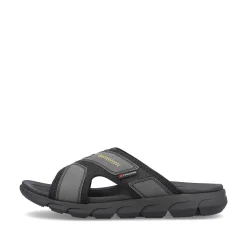 Rieker Men'S Mules Steel Black