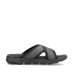 Rieker Men'S Mules Steel Black