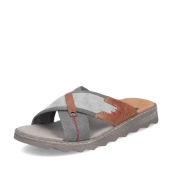 Rieker Men'S Mules Stone Gray