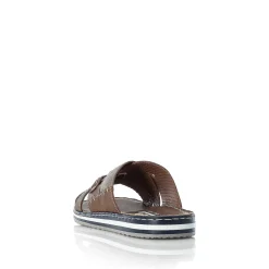 Rieker Men'S Mules Tobacco Brown