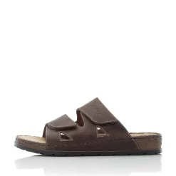 Rieker Men'S Mules Tobacco Brown