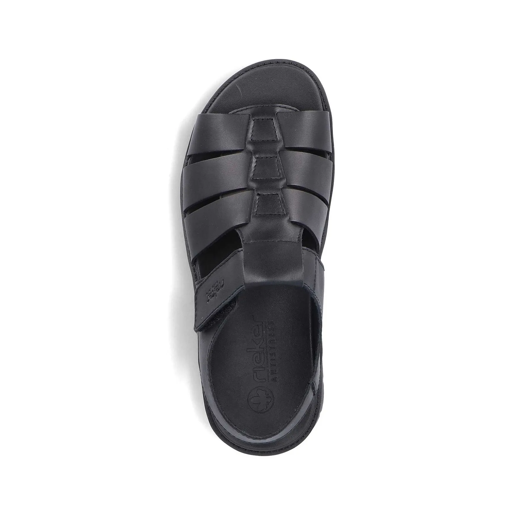 Rieker Men'S Sandals Midnight Black