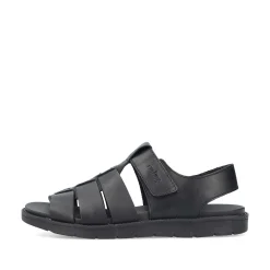 Rieker Men'S Sandals Midnight Black