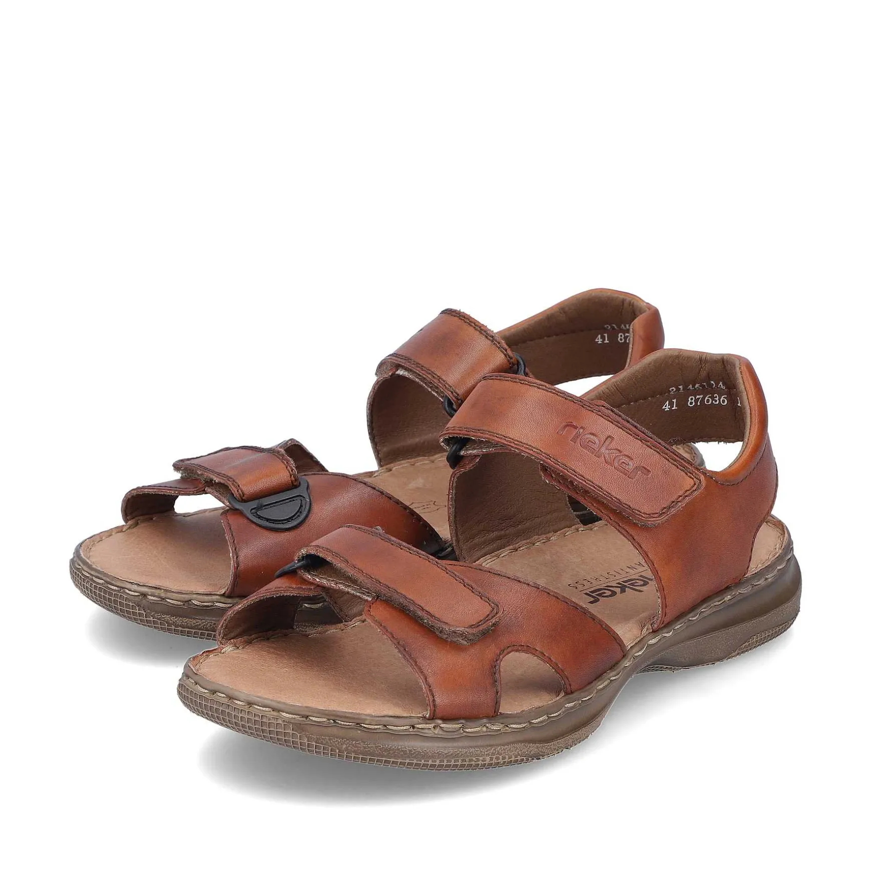 Rieker Men'S Sandals Nut Brown