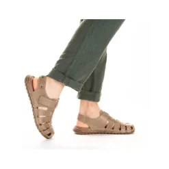 Rieker Men'S Sandals Nut Brown