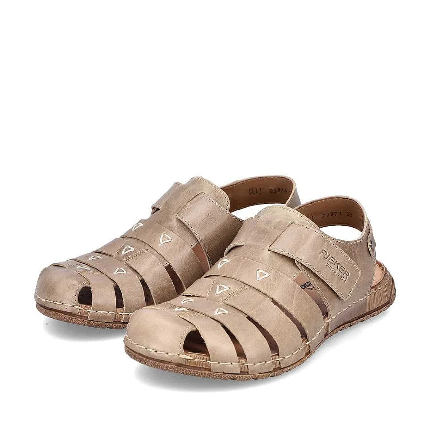 Rieker Men'S Sandals Nut Brown