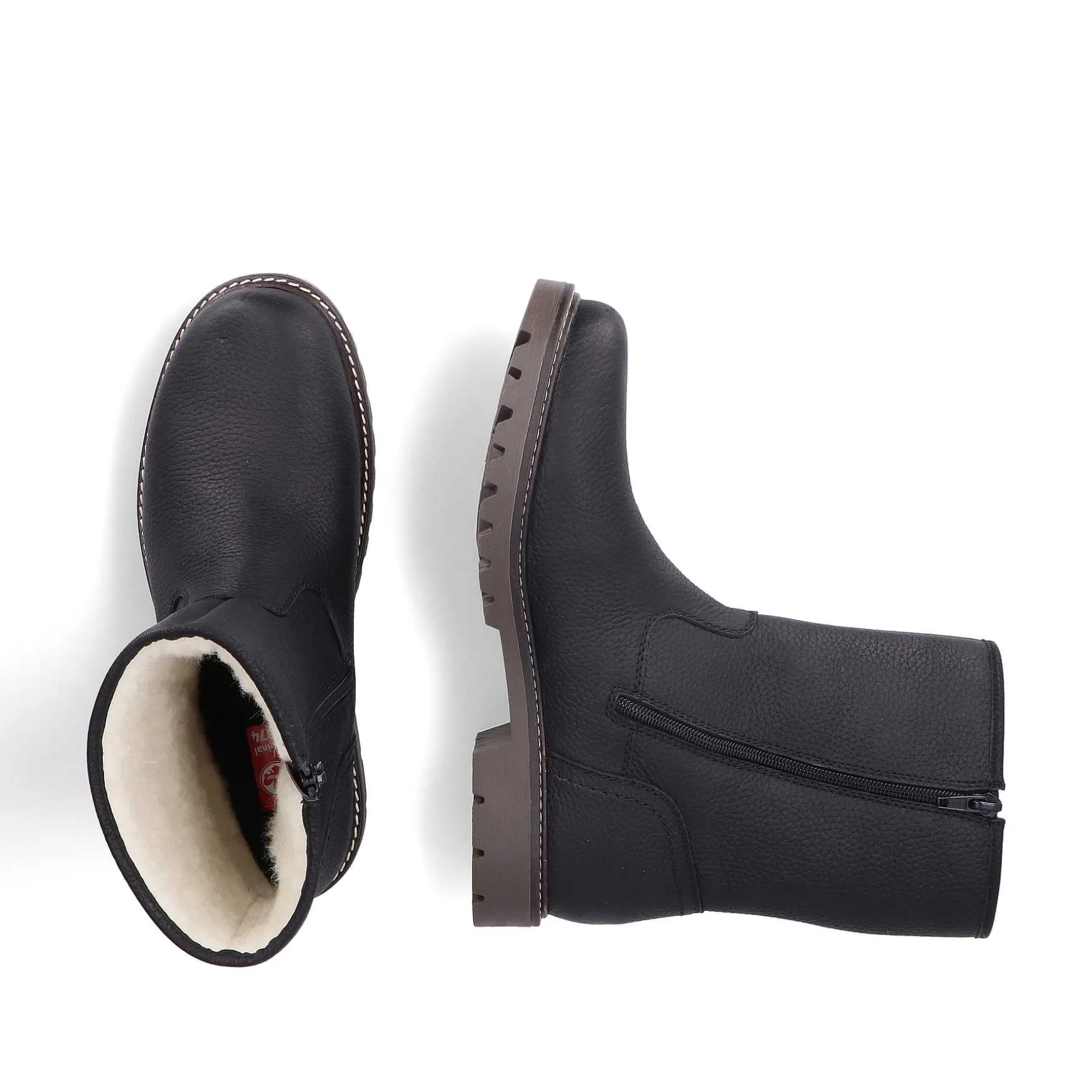 Rieker Men'S Short Boots Asphalt Black