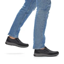 Rieker Men'S Slippers Asphalt Black