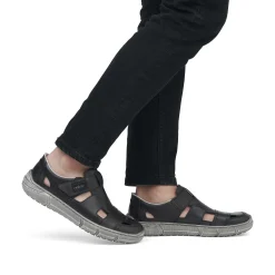 Rieker Men'S Slippers Asphalt Gray