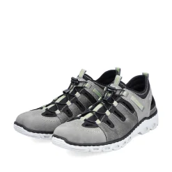 Rieker Men'S Slippers Asphalt Gray