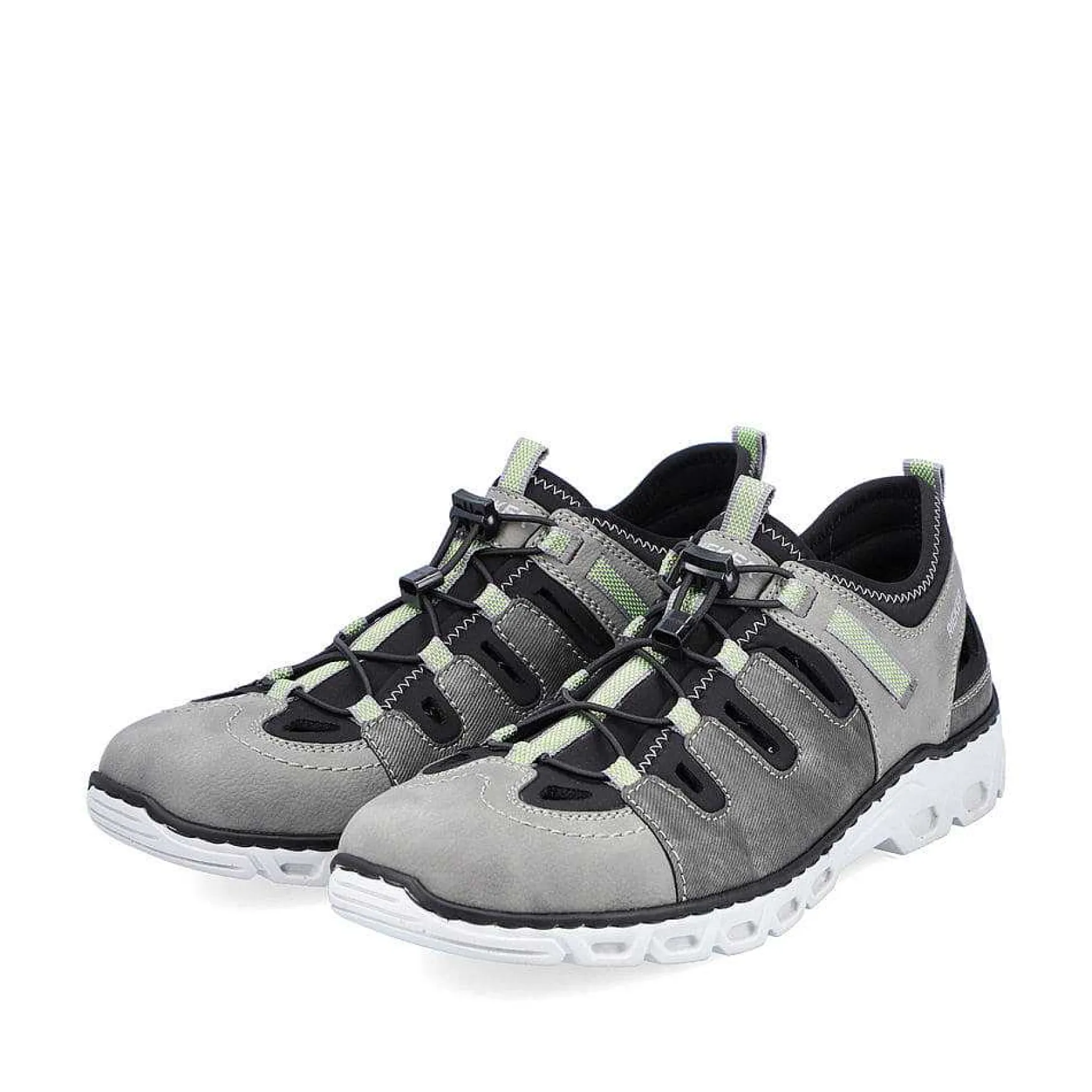 Rieker Men'S Slippers Asphalt Gray