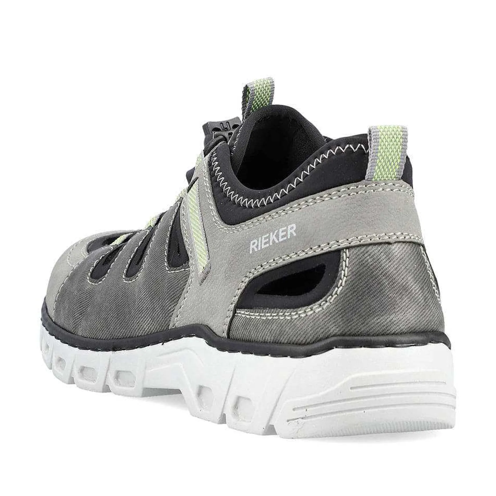 Rieker Men'S Slippers Asphalt Gray