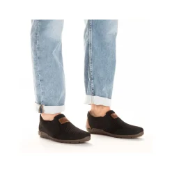 Rieker Men'S Slippers Asphalt Black