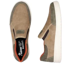 Rieker Men'S Slippers Brown-Beige