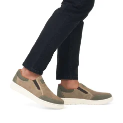 Rieker Men'S Slippers Brown-Beige