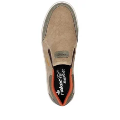 Rieker Men'S Slippers Brown-Beige