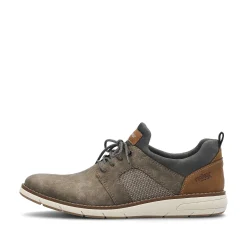 Rieker Men'S Slippers Brown Gray