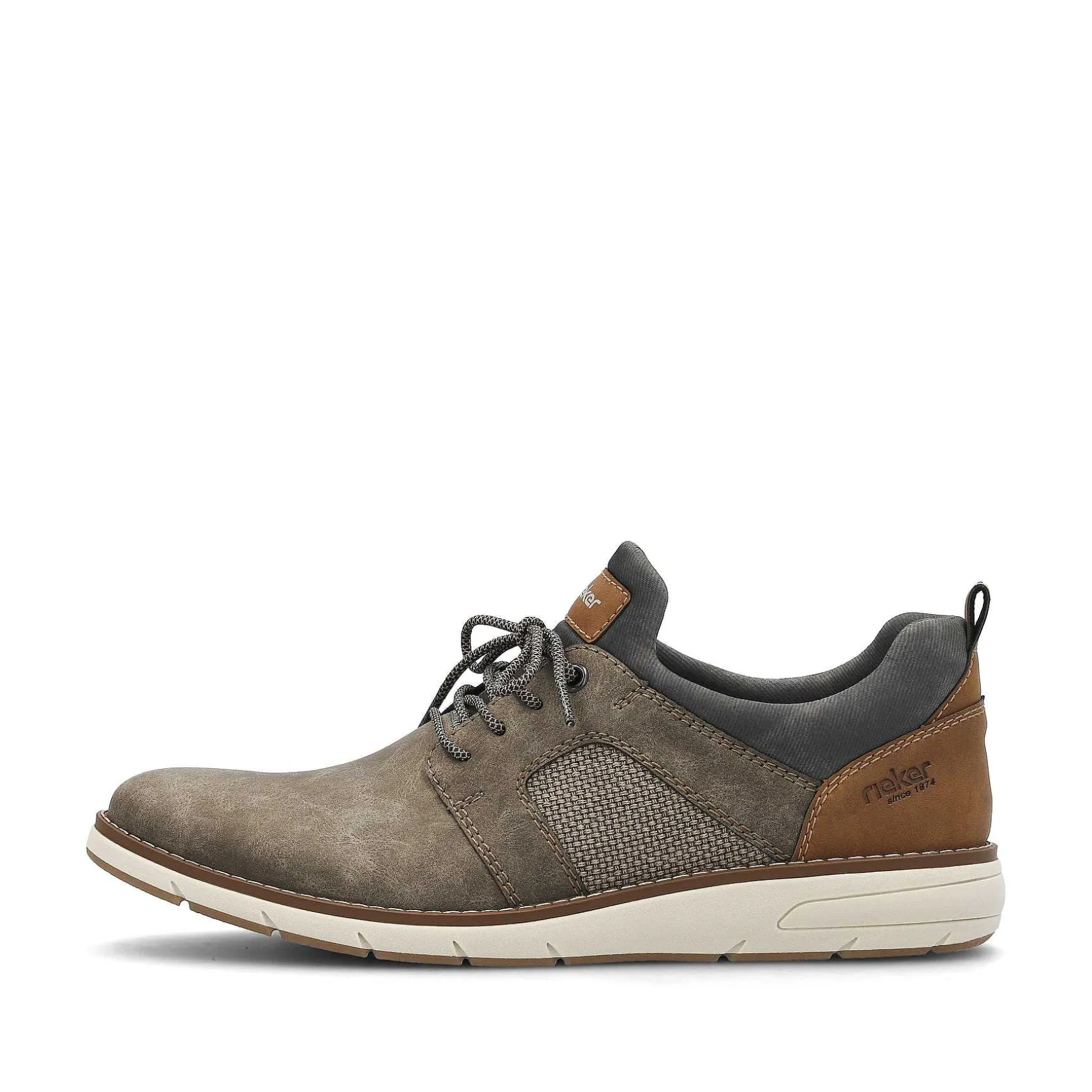 Rieker Men'S Slippers Brown Gray