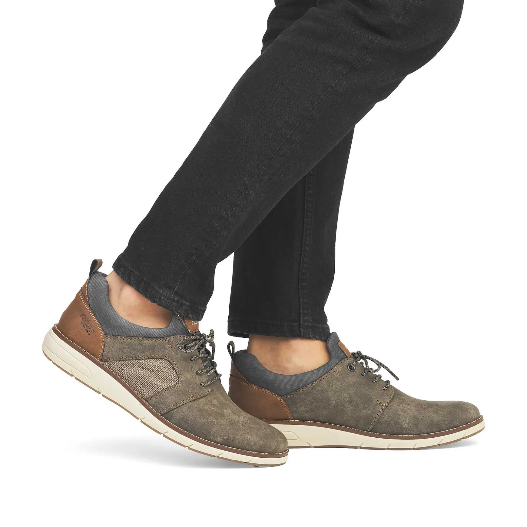 Rieker Men'S Slippers Brown Gray