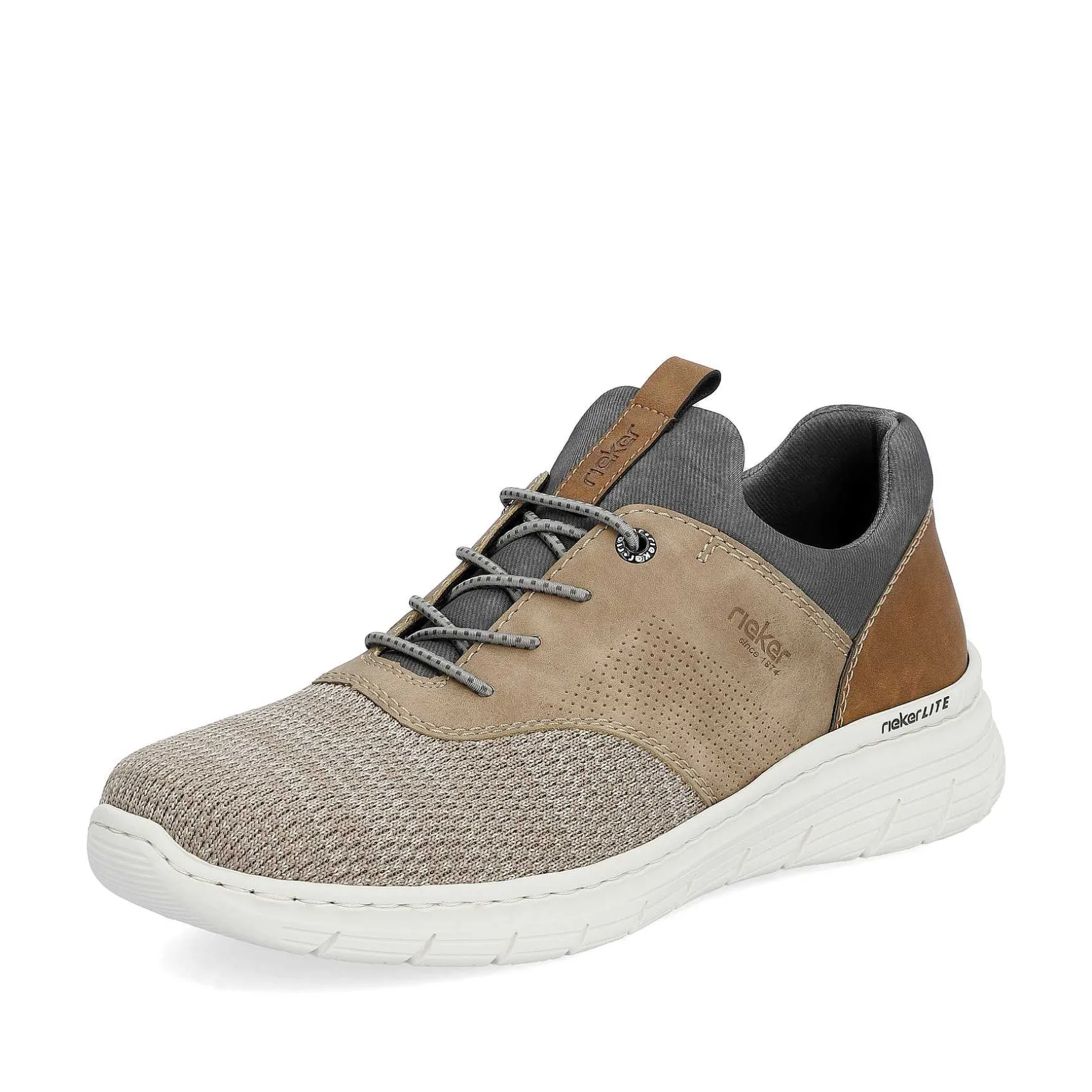 Rieker Men'S Slippers Brown-Beige