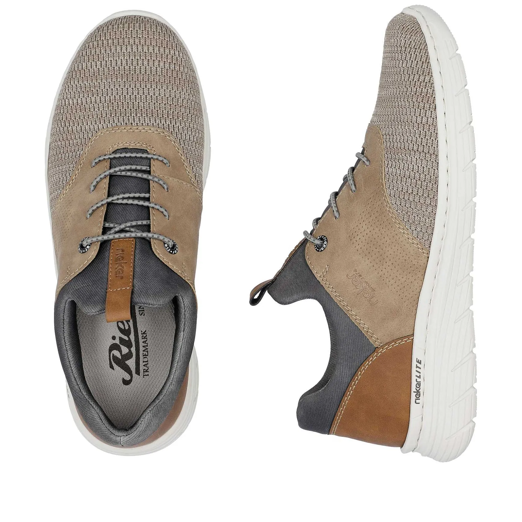 Rieker Men'S Slippers Brown-Beige