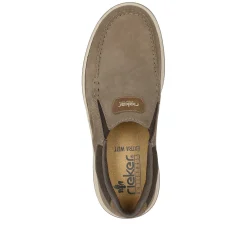 Rieker Men'S Slippers Brown-Beige