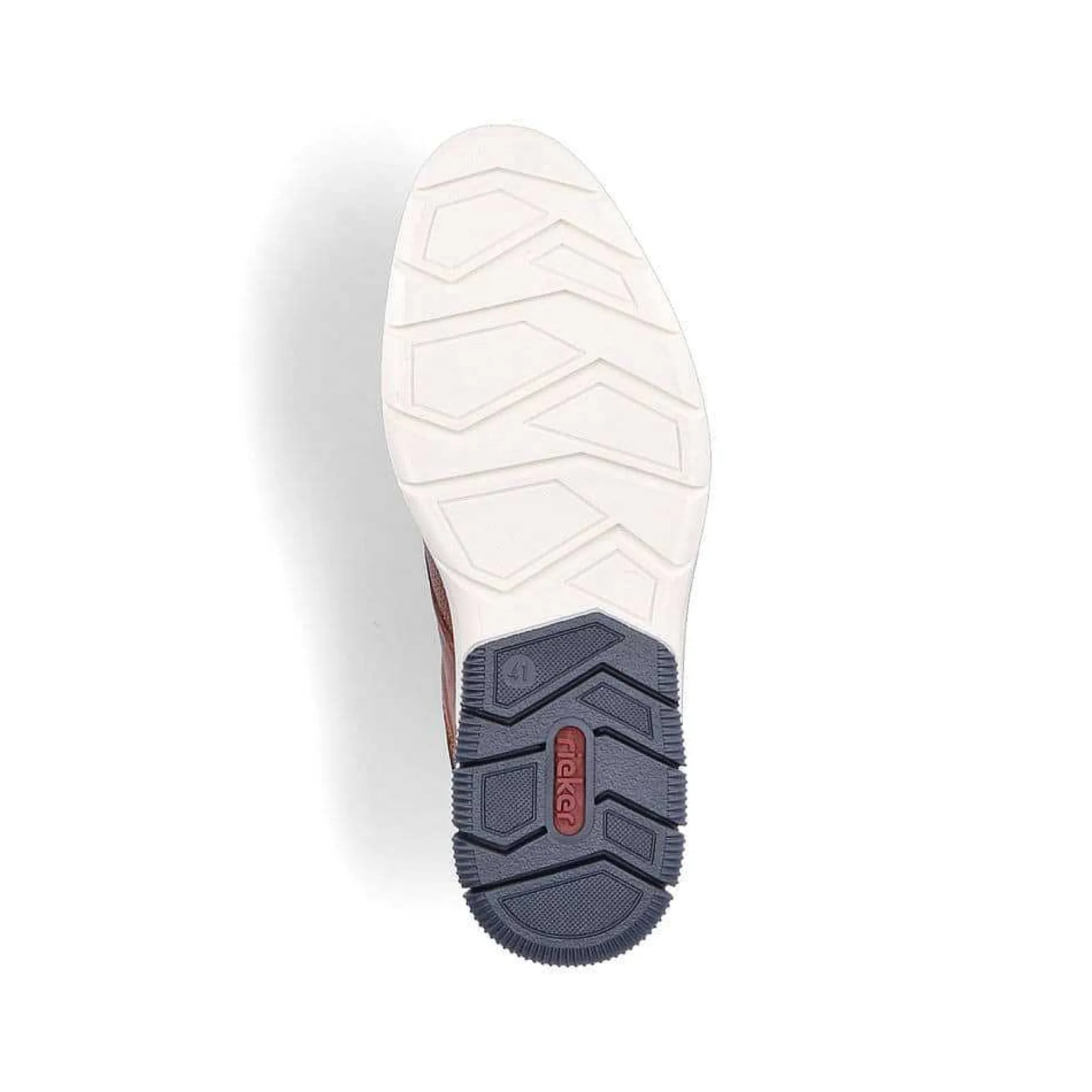 Rieker Men'S Slippers Caramel Brown-Pacific Blue