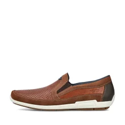 Rieker Men'S Slippers Caramel Brown