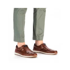 Rieker Men'S Slippers Chestnut Brown