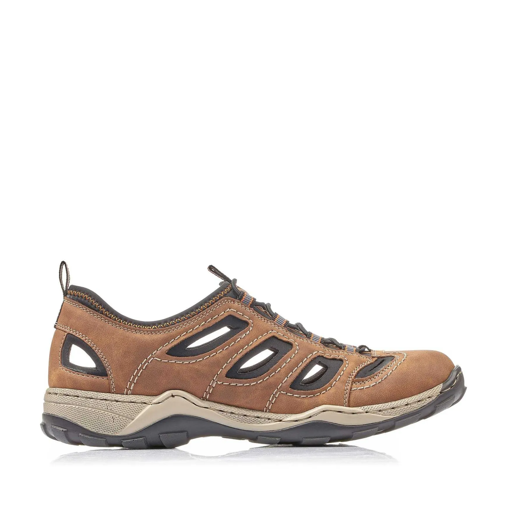 Rieker Men'S Slippers Cinnamon Brown