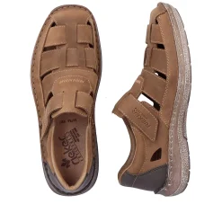 Rieker Men'S Slippers Espresso Brown