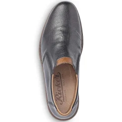 Rieker Men'S Slippers Glossy Black