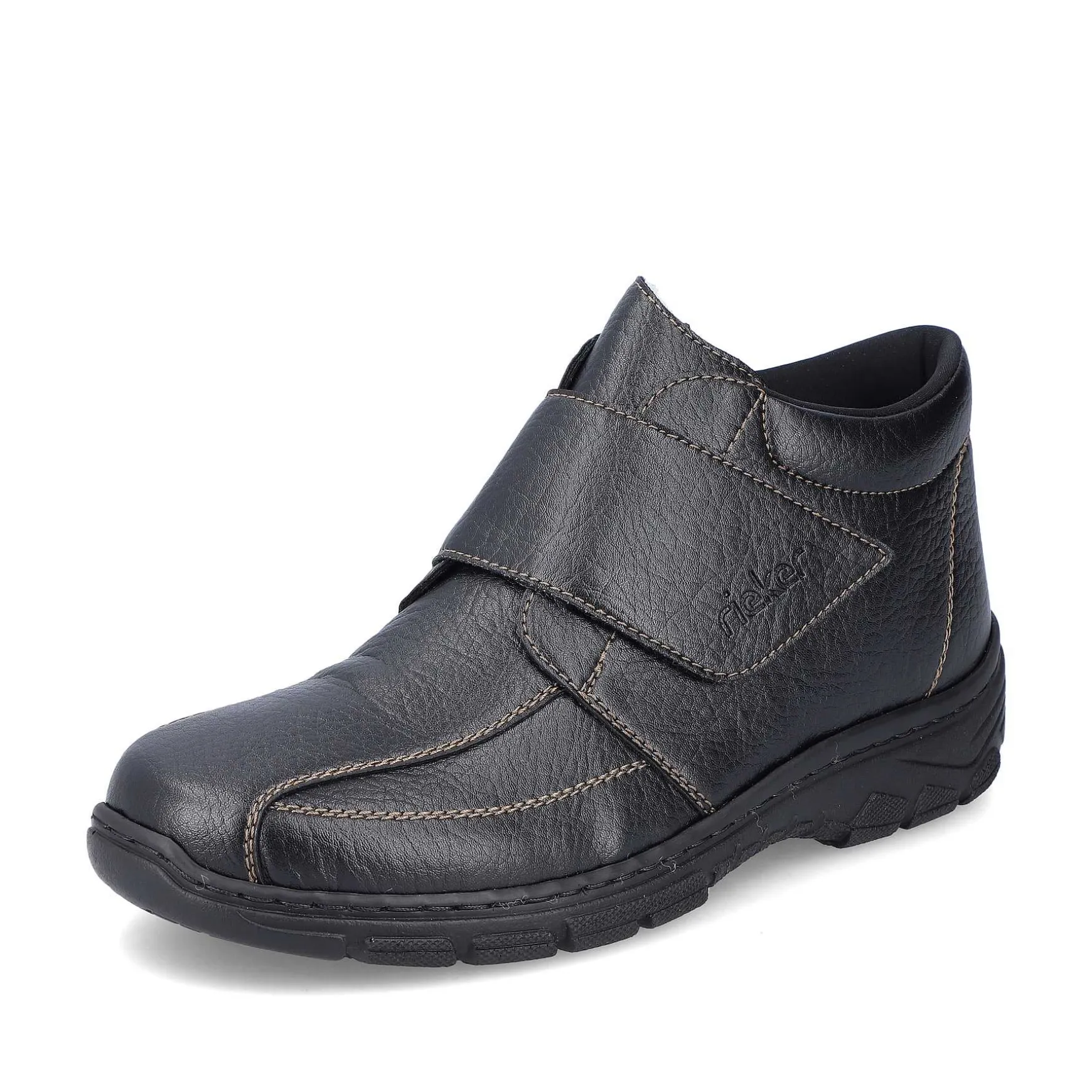 Rieker Men'S Slippers Glossy Black