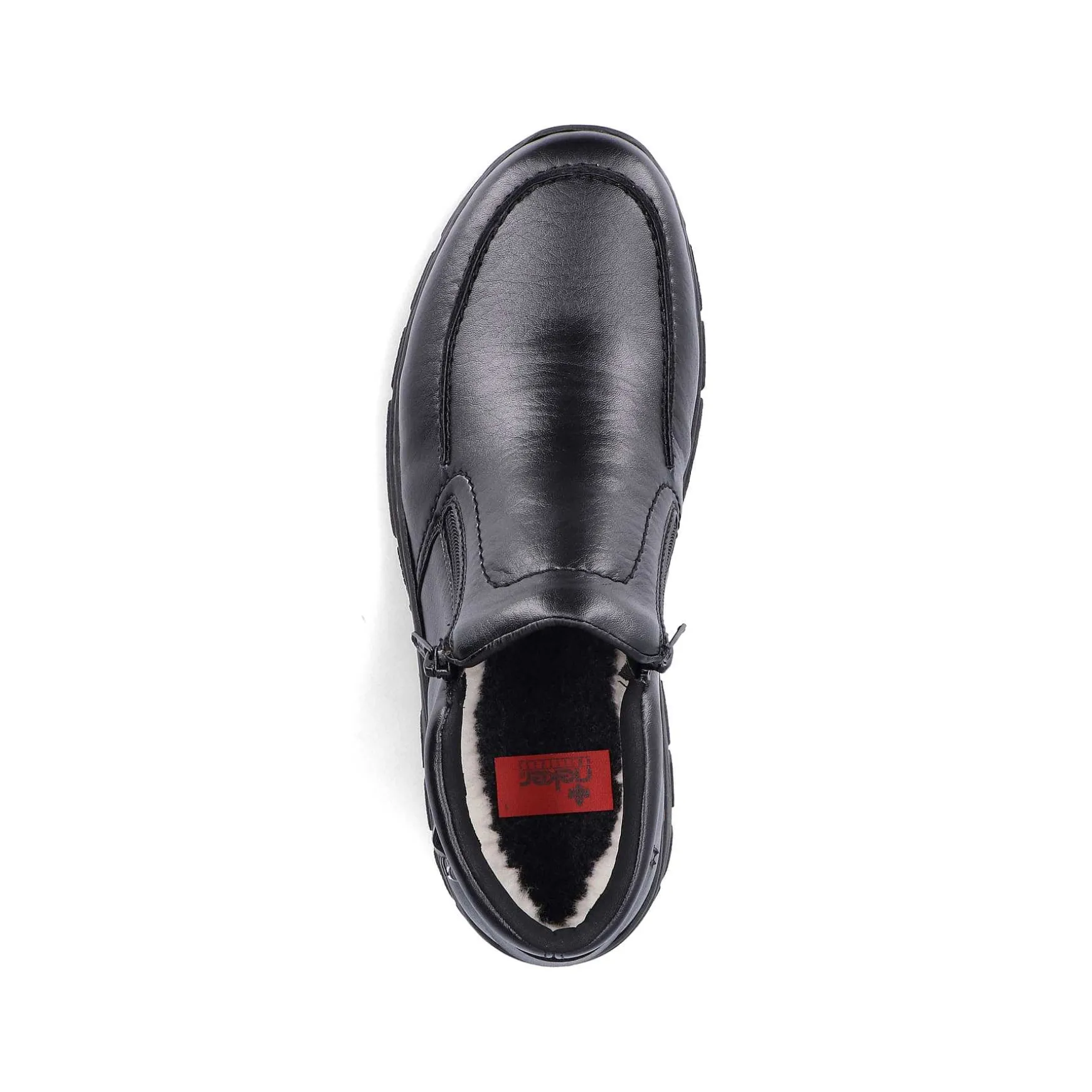 Rieker Men'S Slippers Glossy Black