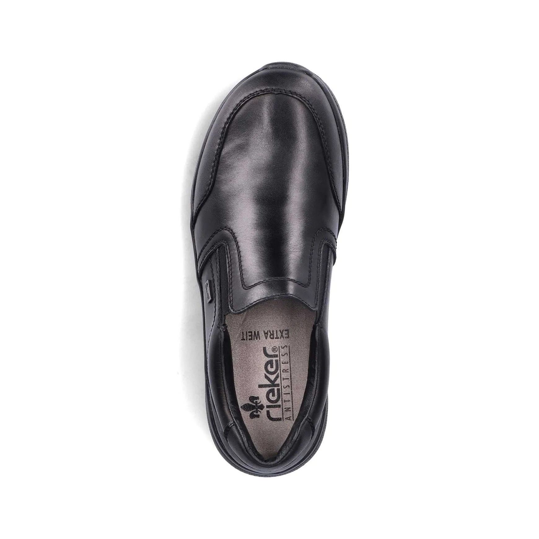 Rieker Men'S Slippers Glossy Black
