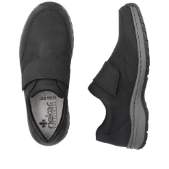 Rieker Men'S Slippers Graphite Black