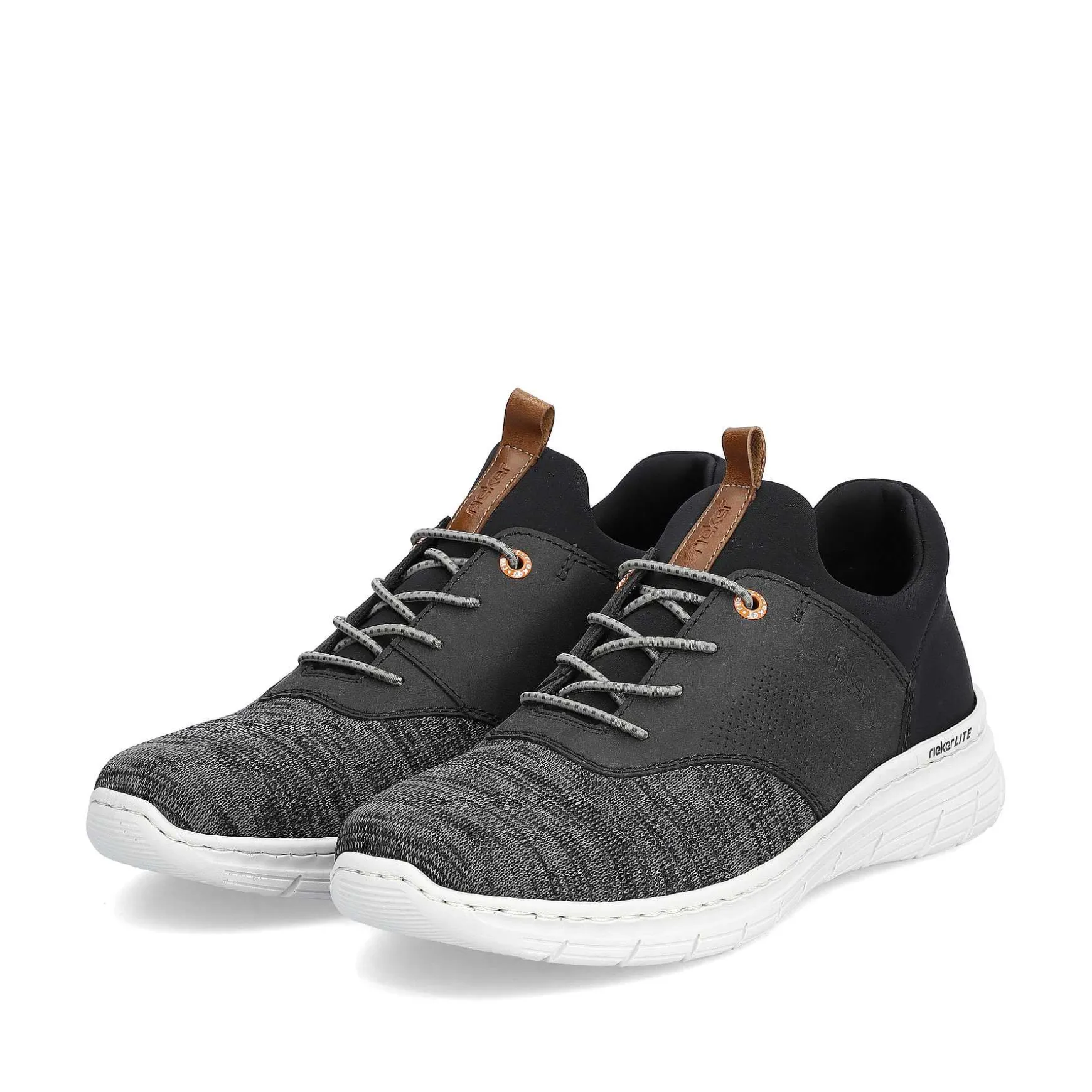 Rieker Men'S Slippers Graphite Black