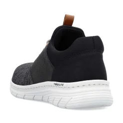 Rieker Men'S Slippers Graphite Black