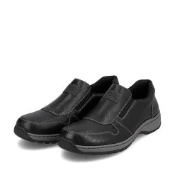 Rieker Men'S Slippers Graphite Black