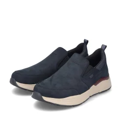 Rieker Men'S Slippers Grey-Blue