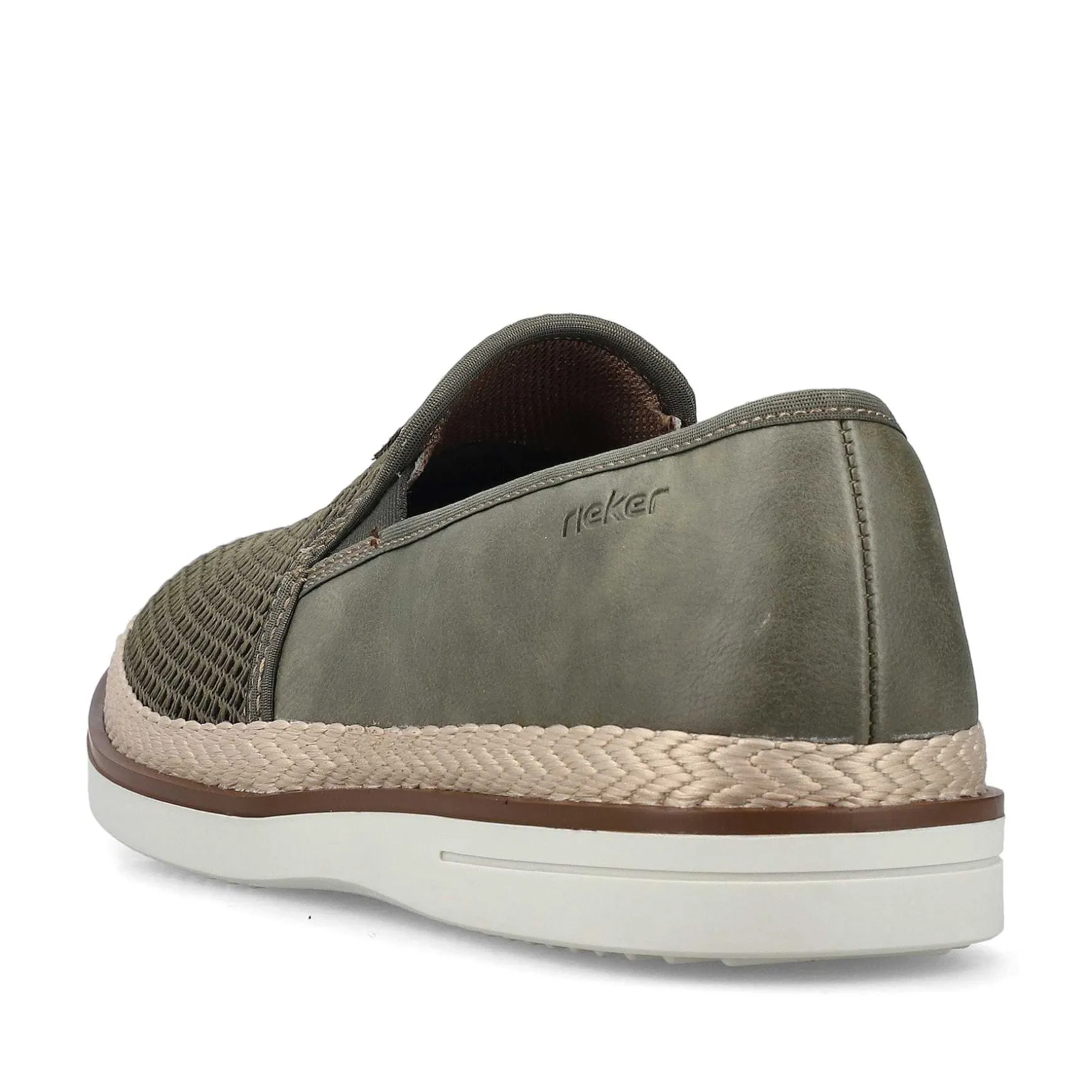 Rieker Men'S Slippers Khaki-Green