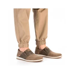 Rieker Men'S Slippers Light Beige-Stone Gray