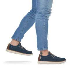 Rieker Men'S Slippers Navy Blue