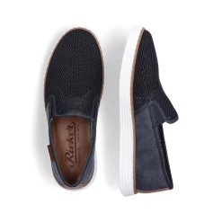 Rieker Men'S Slippers Navy Blue