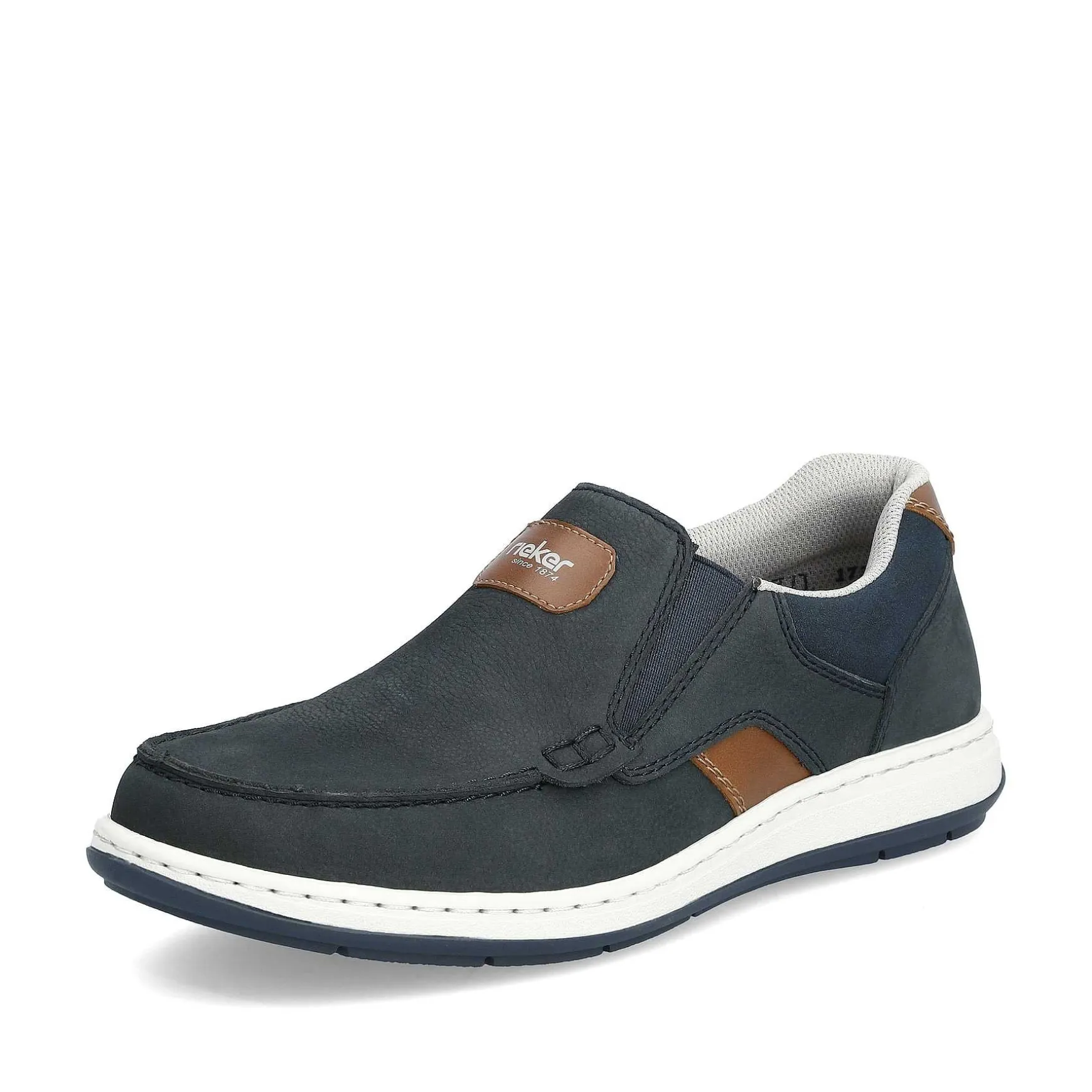 Rieker Men'S Slippers Navy Blue